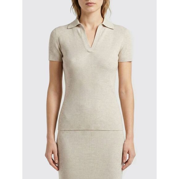 Max Mara Polo Shirt Woman Beige